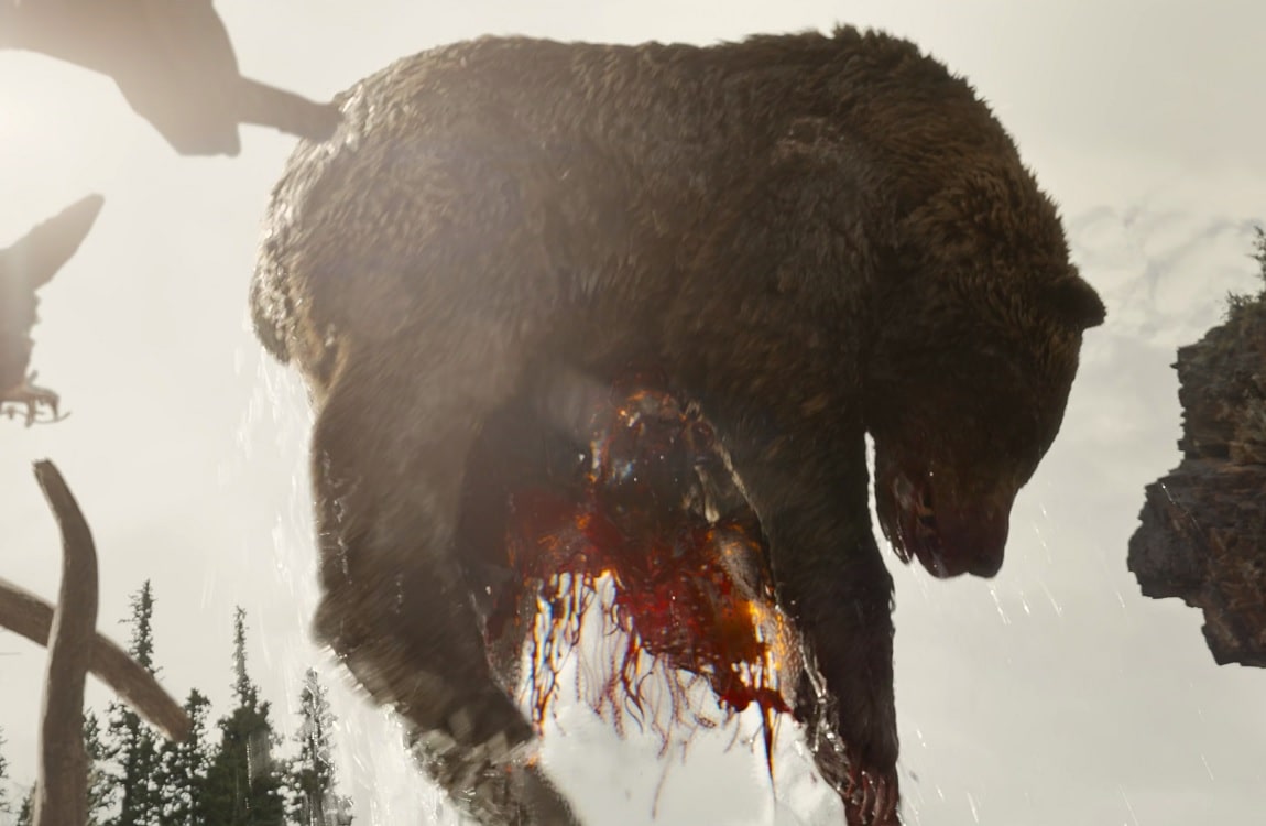 The Feral Predator kills a bear while cloaked