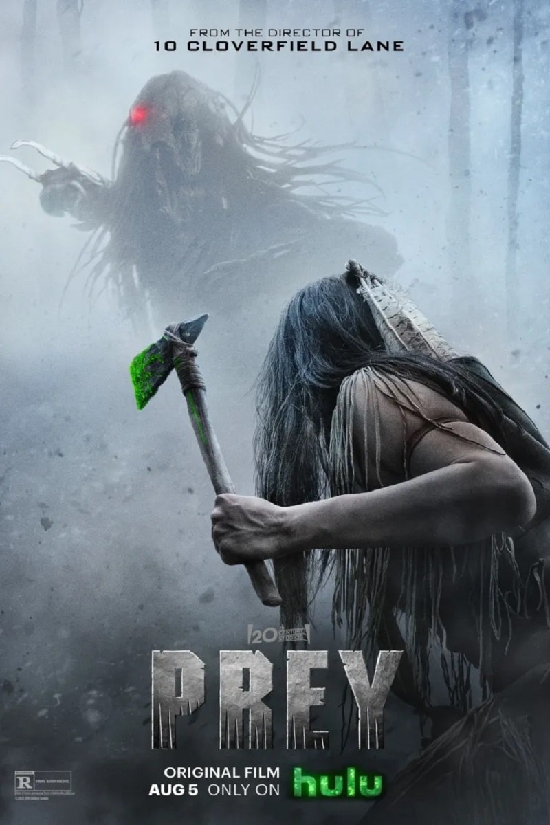 The Poster for Prey, the latest Predator sequel
