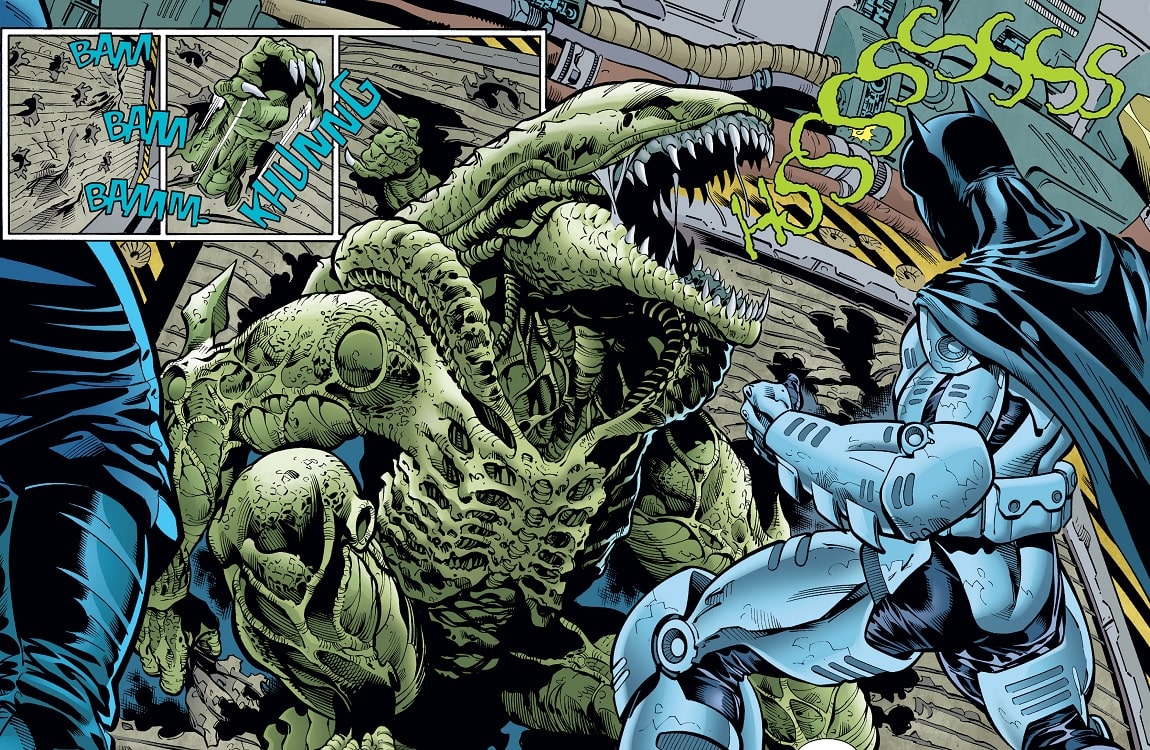 The Killer Croc Xenomorph from Batman vs. Aliens II