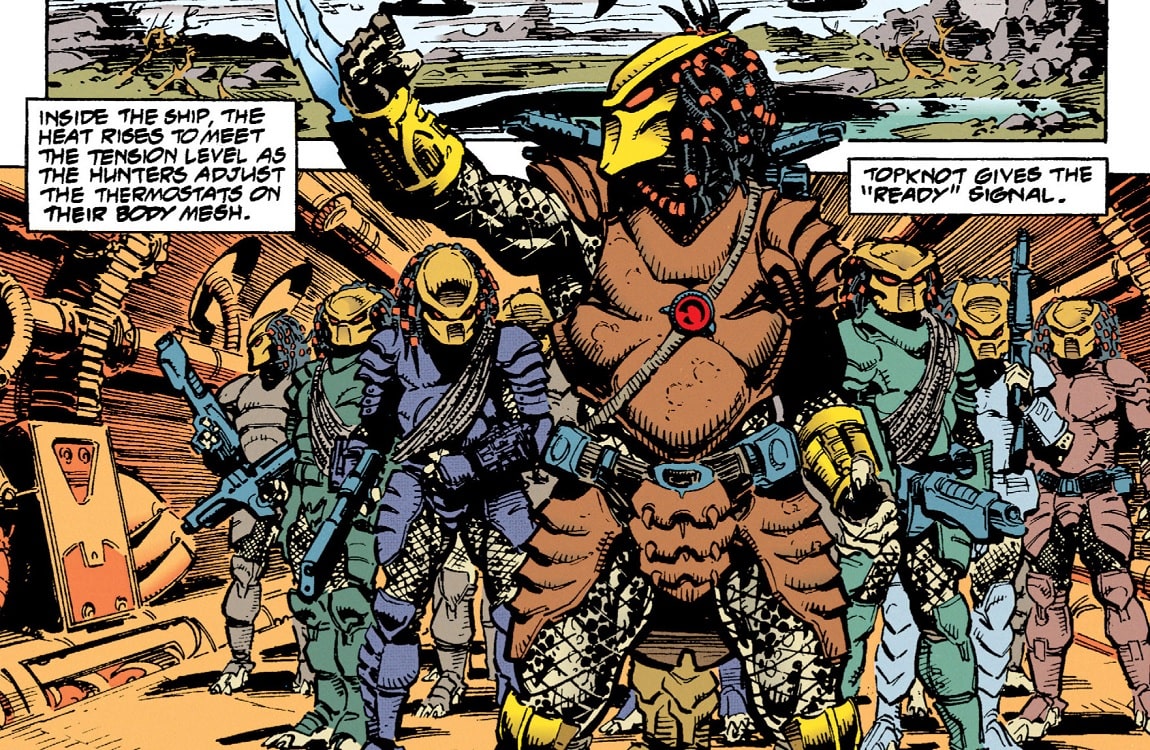 Top Knots Predator clan wearing heavy armor