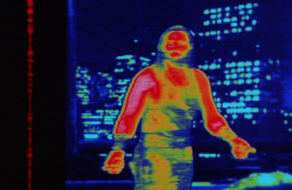 The Thermal Vision of the City Hunter from Predator 2