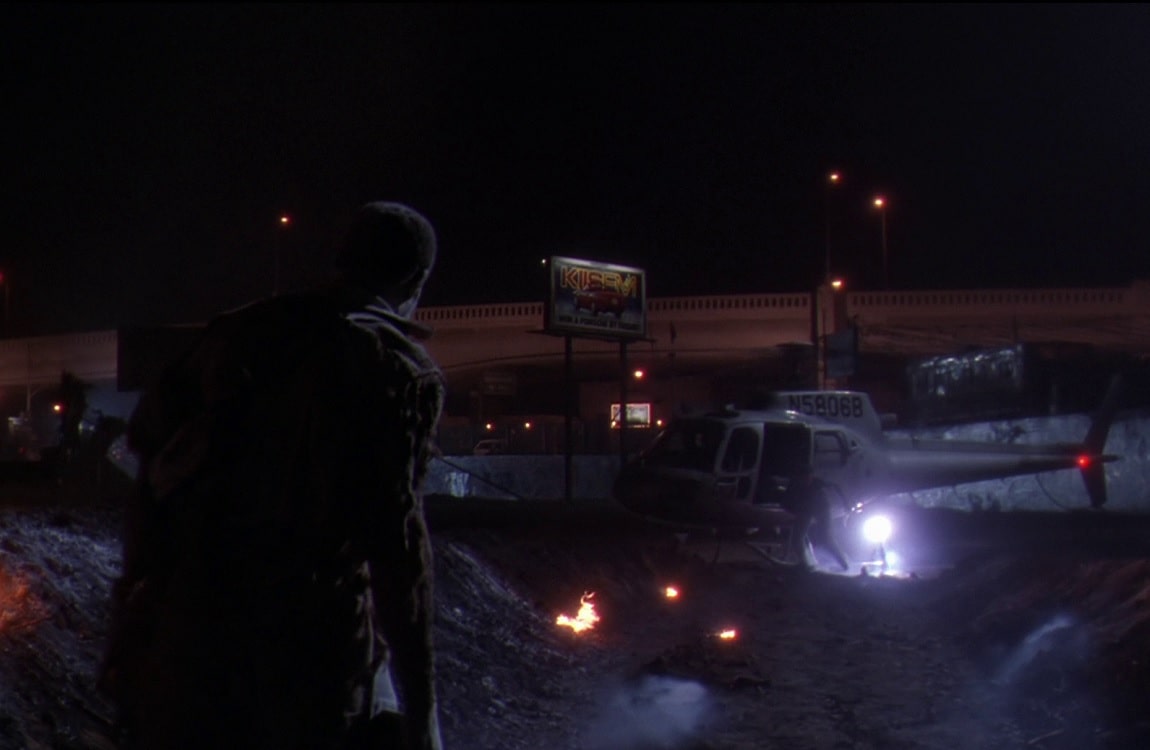 The Helicopter OWLF arrives at the end of Predator 2