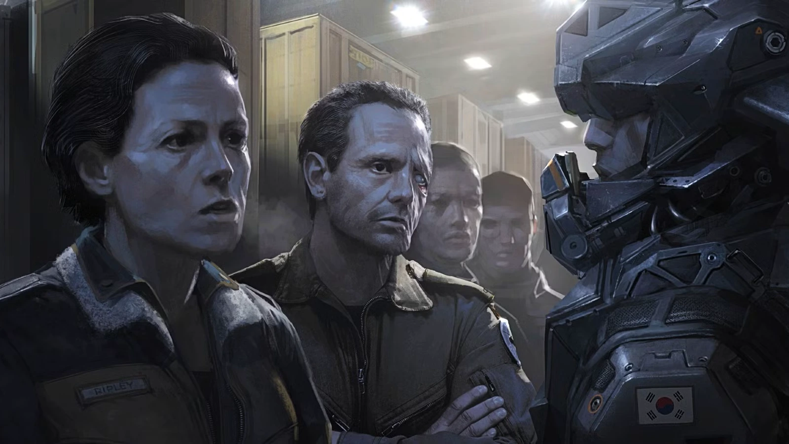 Alien 5 concept art by Neill Blomkamp