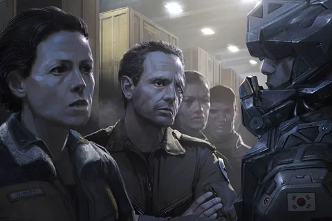 Alien 5 concept art by Neill Blomkamp