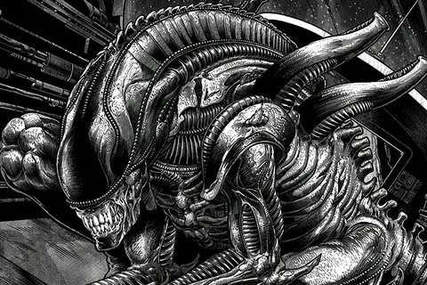 A stack of Alien novels