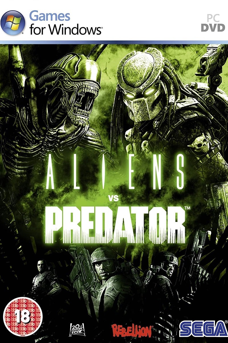 Alien vs. Predator 2010 PC cover