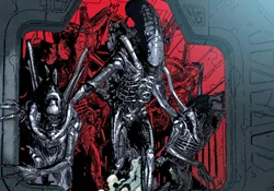 A Xenomorph horde from Aliens: Defiance