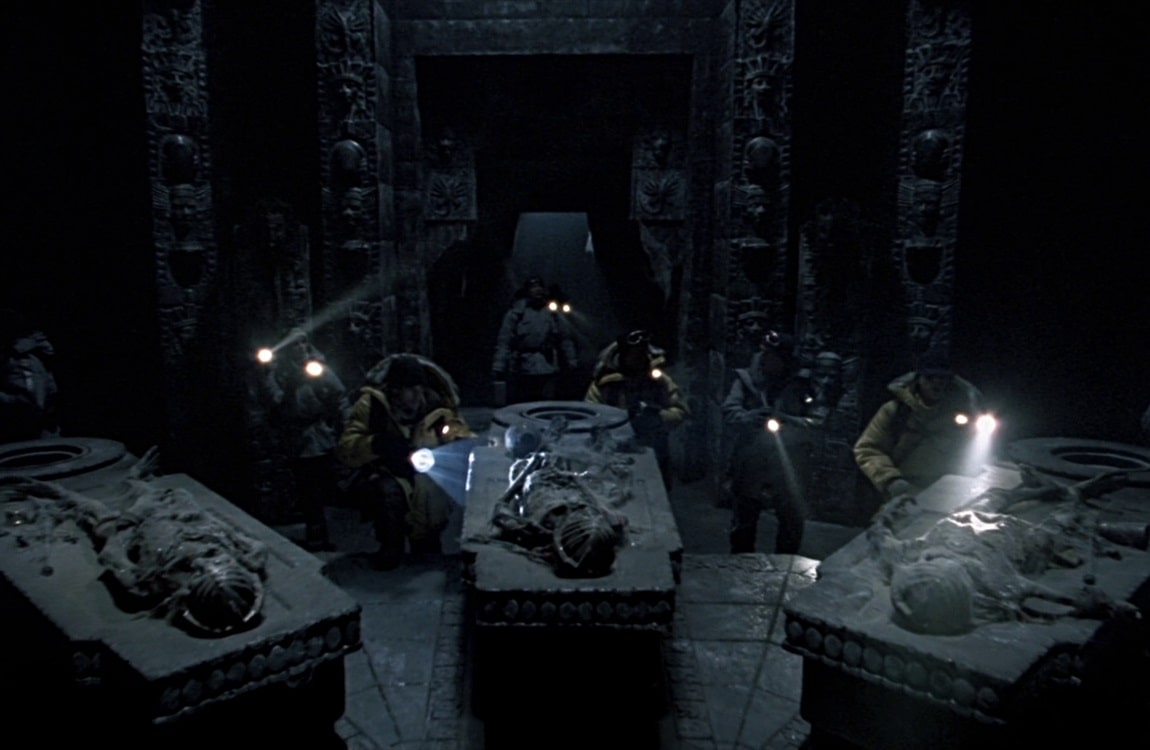 The Weyland Expedition enters the sacrifical chamber