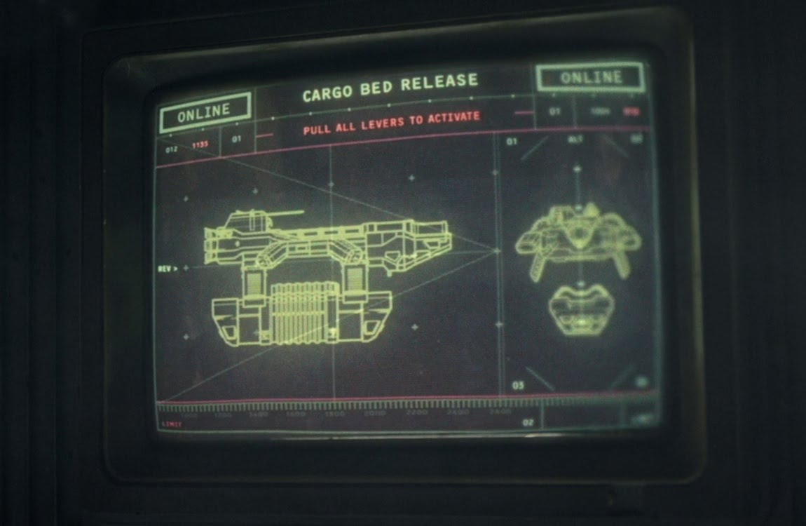 Schematic of the Corbelan IV from Alien: Romulus