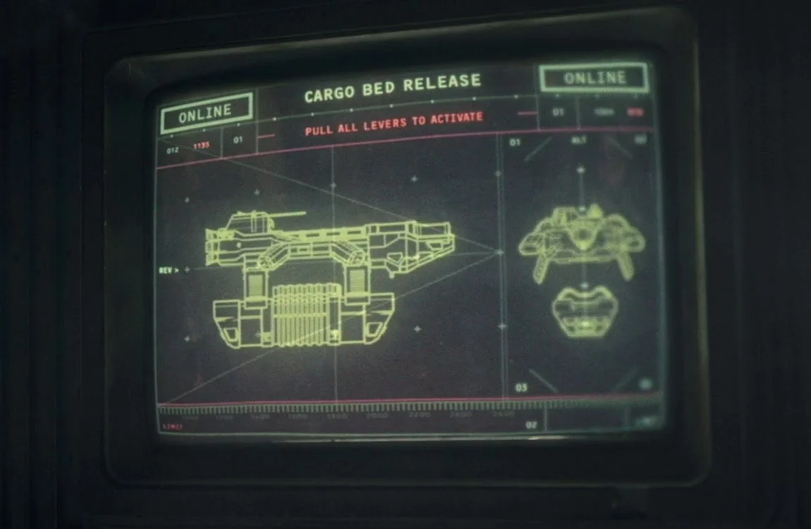 Schematic of the Corbelan IV from Alien: Romulus
