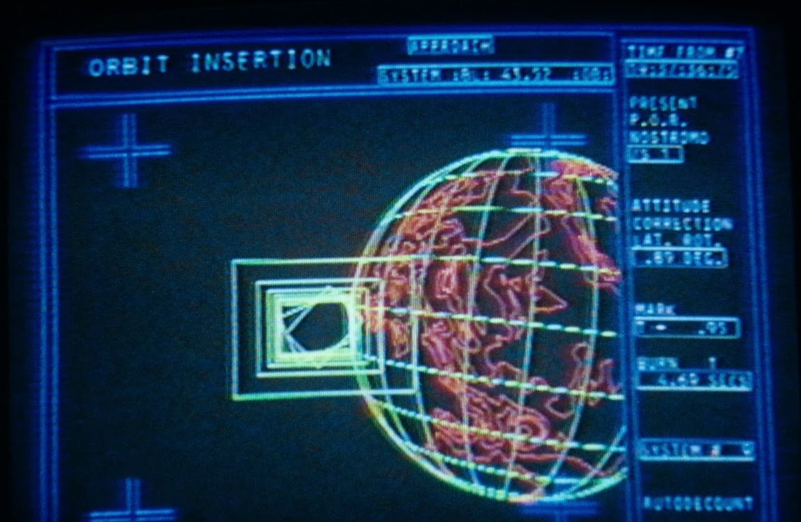 LV-426 orbital insertion map from Nostromo computer display