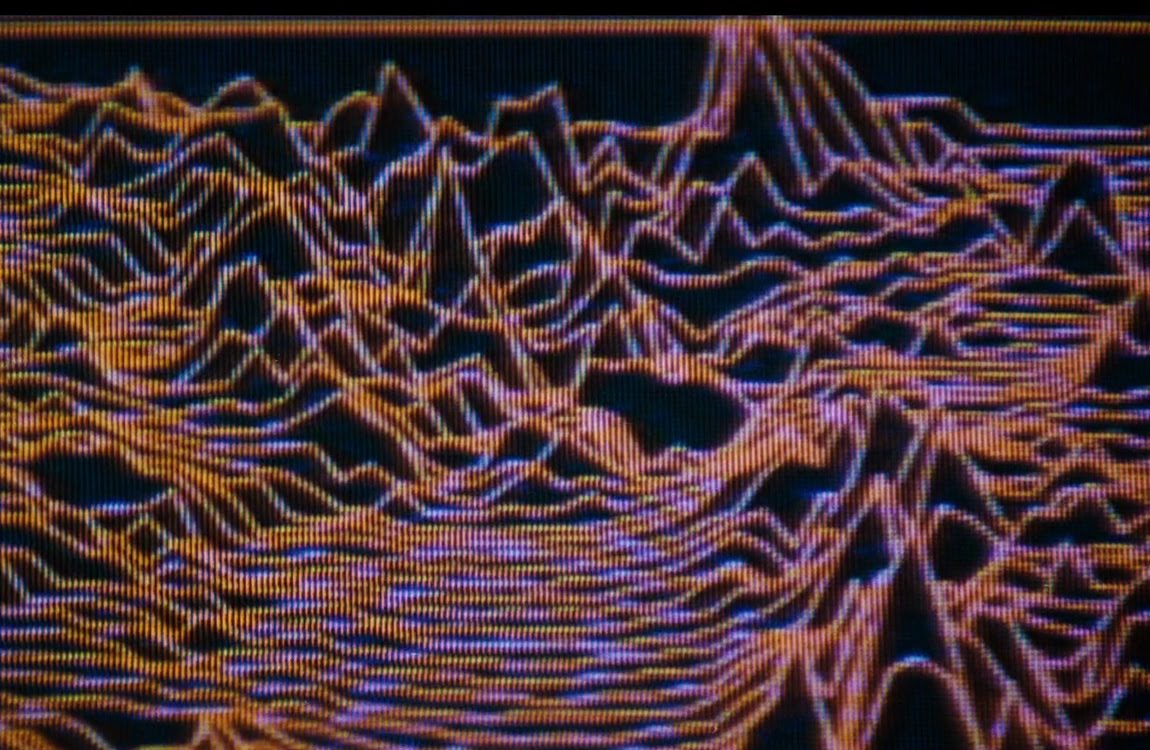 LV-426 terrain scan showing the surface near the derelict spacecraft