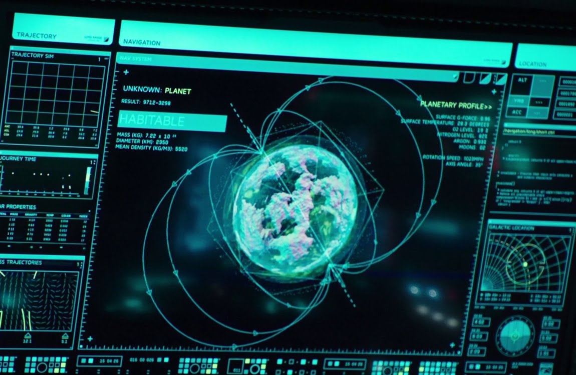 Planet 4 surface map showing terrain and landing zones