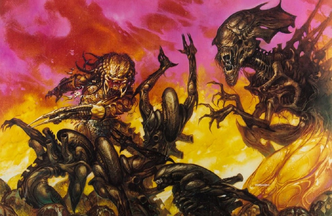 Dave Dorman's Artwork for a possible Alien vs Predator 3