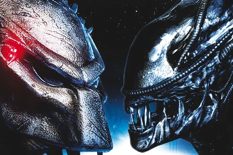Alien vs. Predator book omnibus cover art