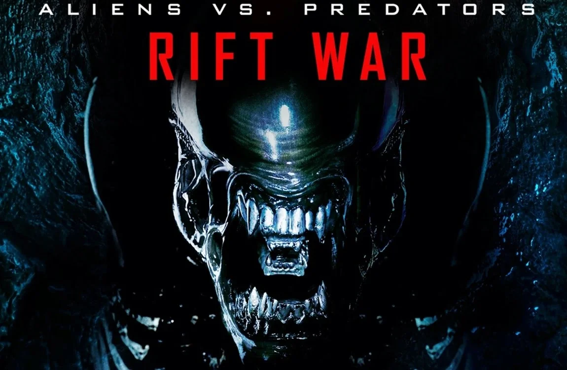 The cover for Aliens vs. Predators: Rift War