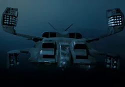 The UD-4 Cheyenne dropship from Aliens