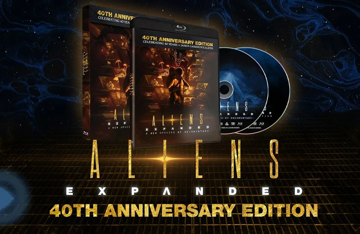 The poster for Aliens Expanded 40th Anniversary Edition