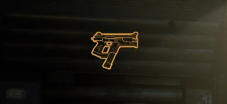 Trait: M10 Auto Pistol attachment schematic from Aliens Fireteam Elite 2