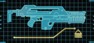 Extraordinary Weaponry challenge card schematic from Aliens Fireteam Elite 2