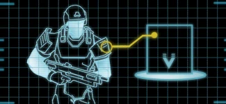 Immovable Object challenge card schematic from Aliens Fireteam Elite 2