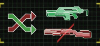 Misplaced Weapon challenge card schematic from Aliens Fireteam Elite 2