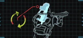 Rear-Mounted Reloader challenge card schematic from Aliens Fireteam Elite 2