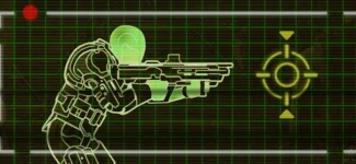 Recalibrated Weapons challenge card schematic from Aliens Fireteam Elite 2