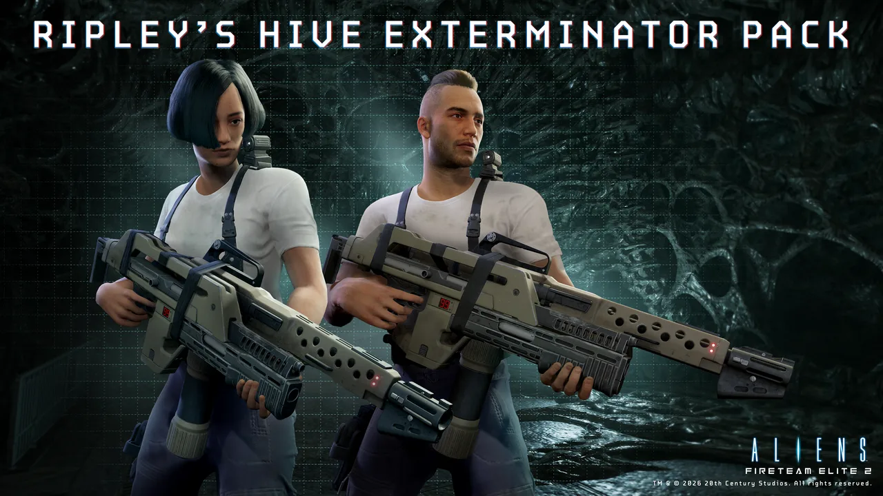 Ripley's Hive Exterminator Pack outfits in Aliens: Fireteam Elite 2