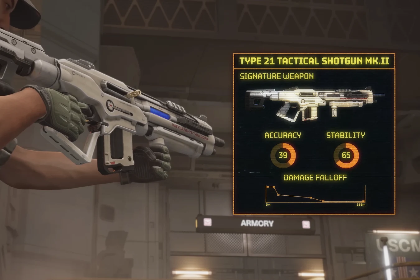 Type 21 Tactical Shotgun Mk.2 signature weapon UI for the Medic class