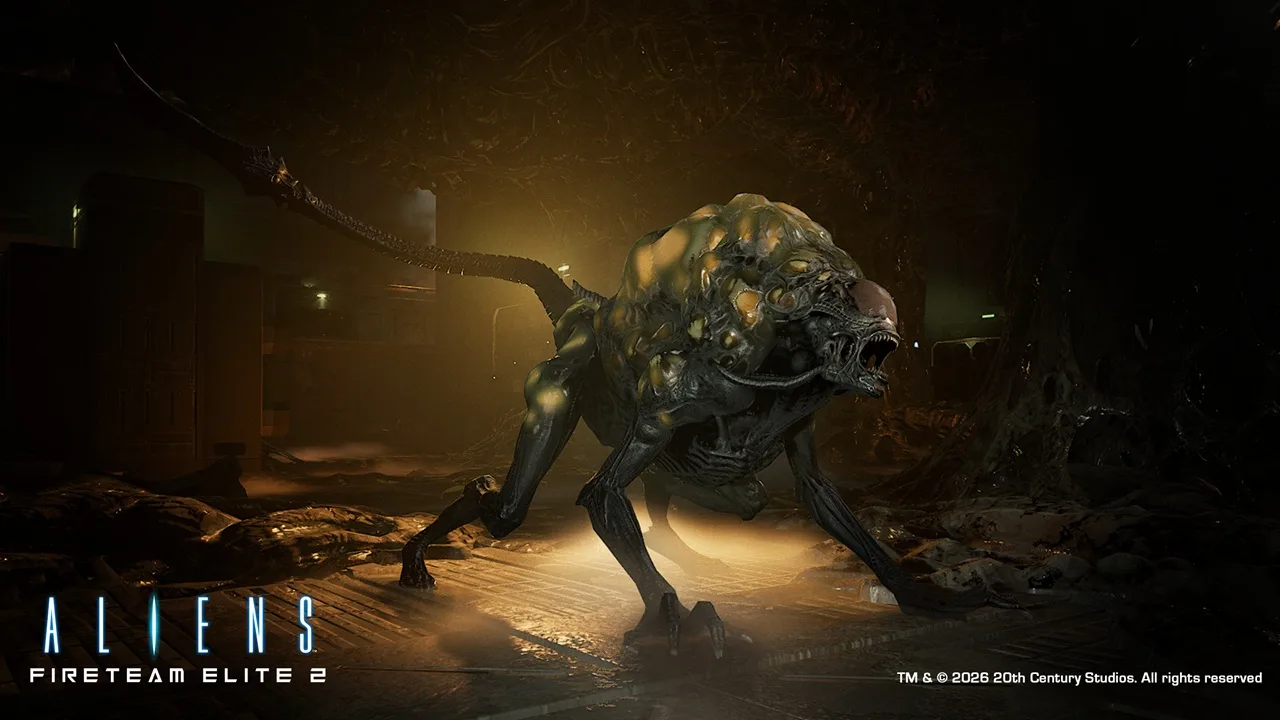 The Exploder Xenomorph variant from Aliens Fireteam Elite 2