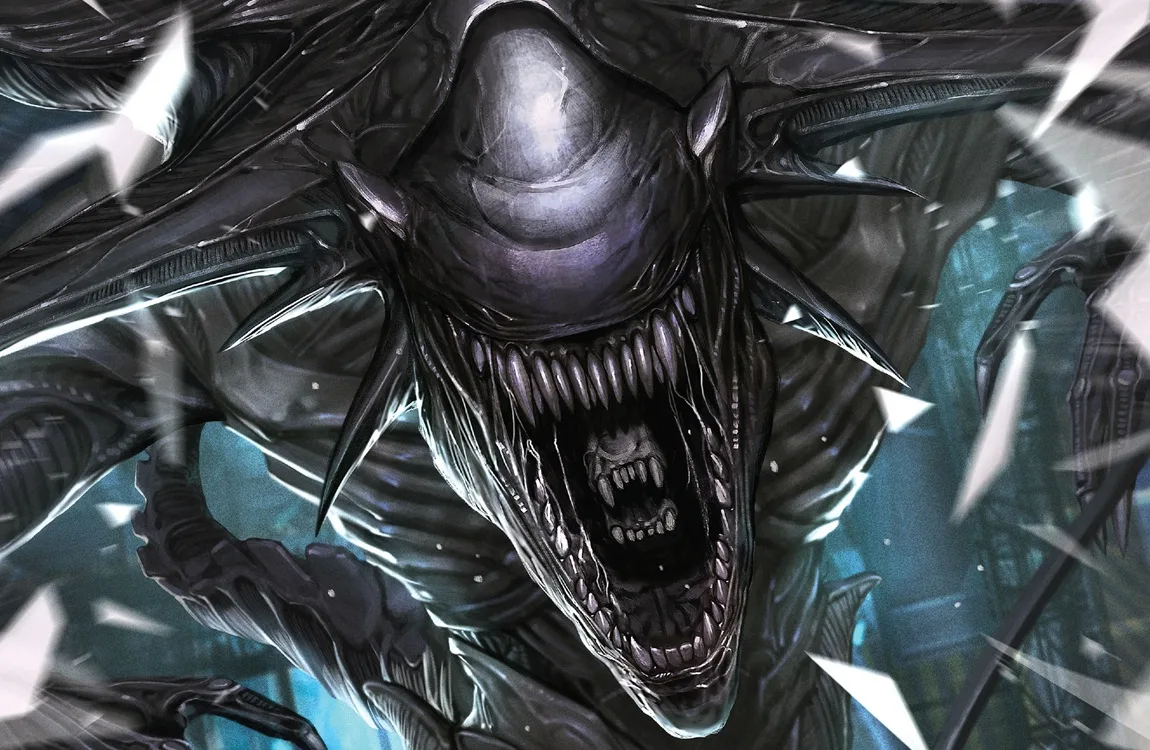 The Alpha Xenomorph during the Epsilon Station outbreak