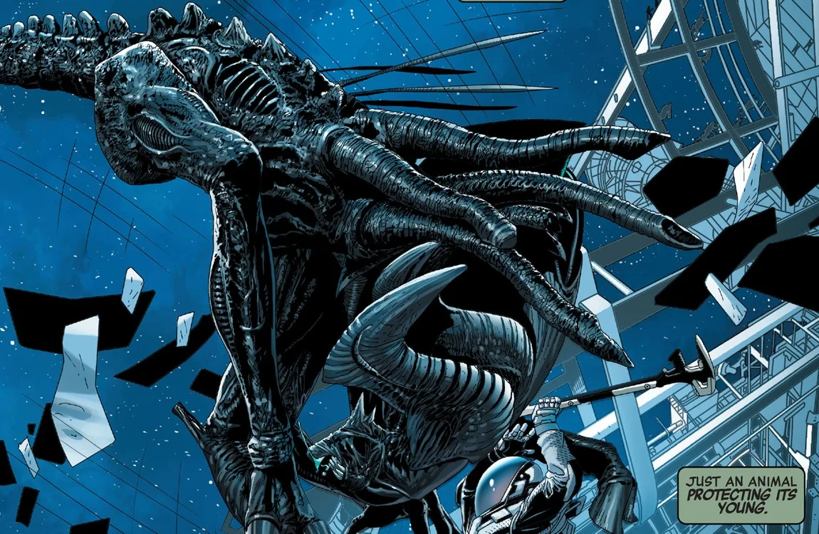 Gabriel Cruz encountering Xenomorphs before the Alpha was born