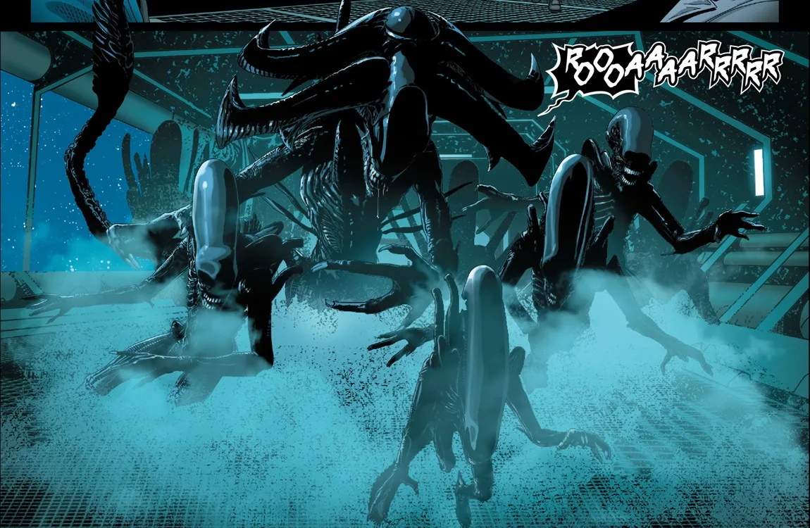 The Alpha Xenomorph aboard Epsilon Station