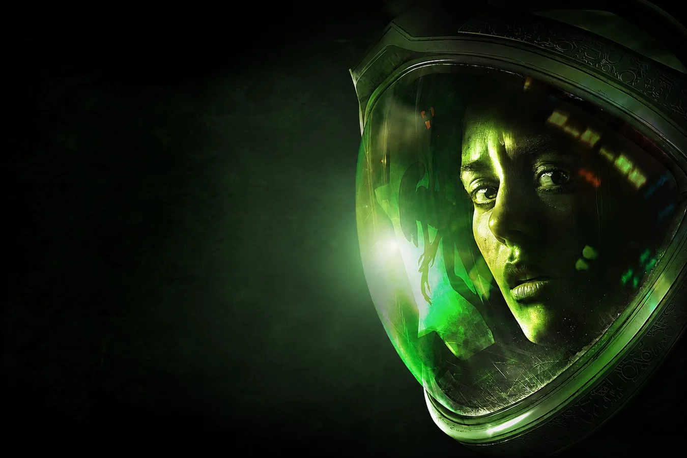 Amanda Ripley in a space suit during the Sevastopol incident