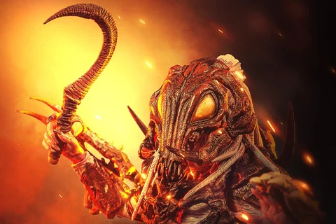 The insectoid Amengi race from Predator lore