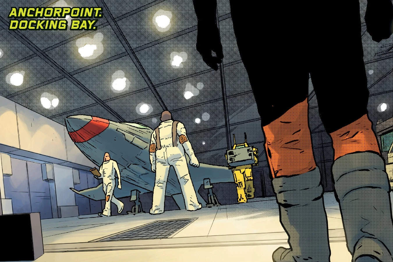 The Anchorpoint docking bay in William Gibson's Alien 3 comic