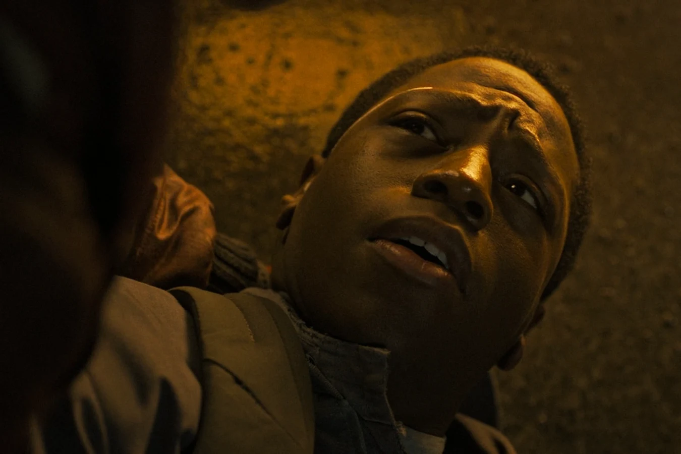 Andy on the ground after he was knocked down on Jackson's Star