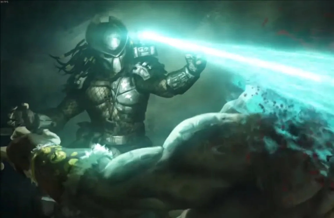 The Apex Predator using a magic-enhanced plasma blast