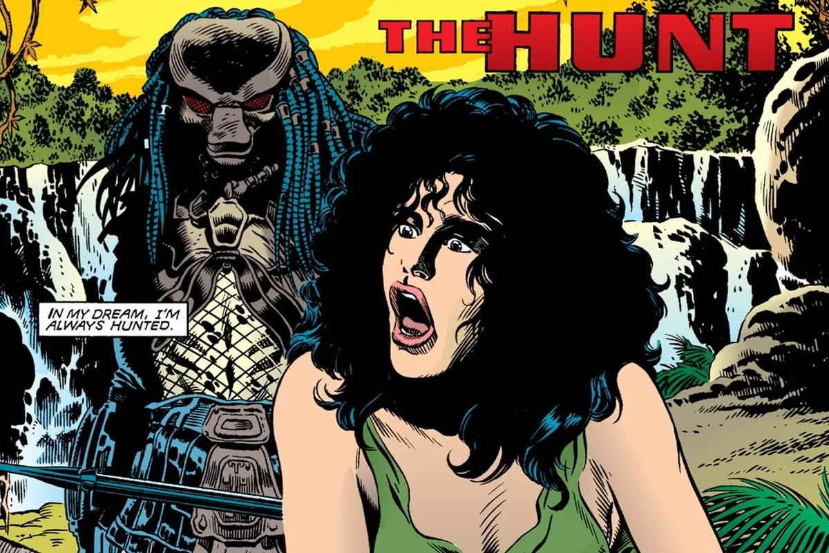 Big Mama hunts Caryn in the jungle drill