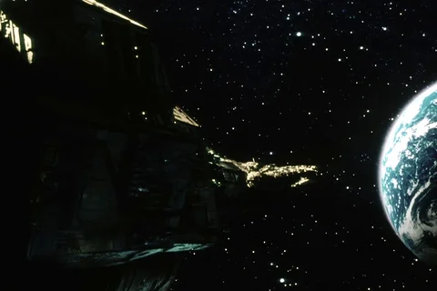 The USM Auriga approaching Earth