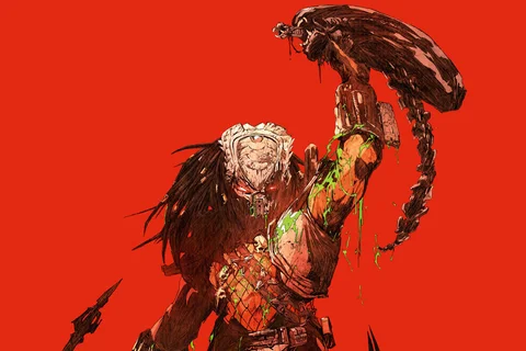 The cover of Alien vs. Predator: Thicker Than Blood by Dark Horse