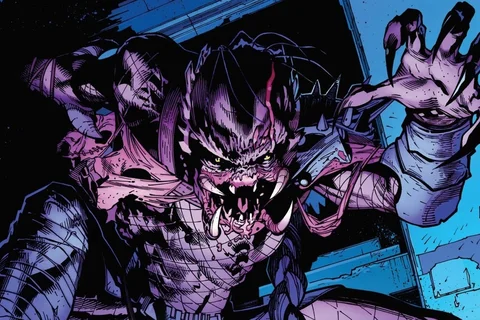 A Bad Blood Predator from Predator vs. Spider-Man comics