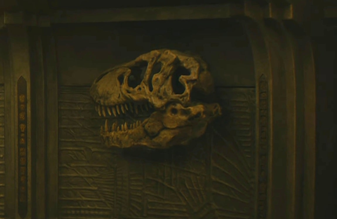 The T-Rex skull