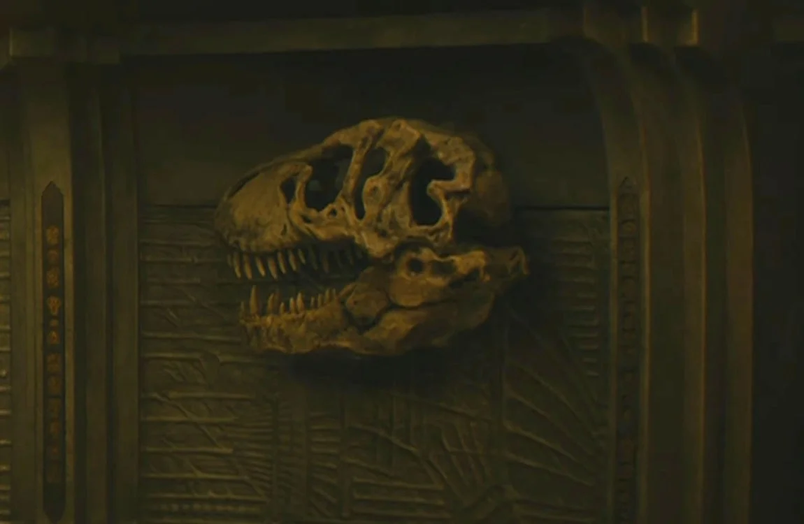 The T-Rex skull