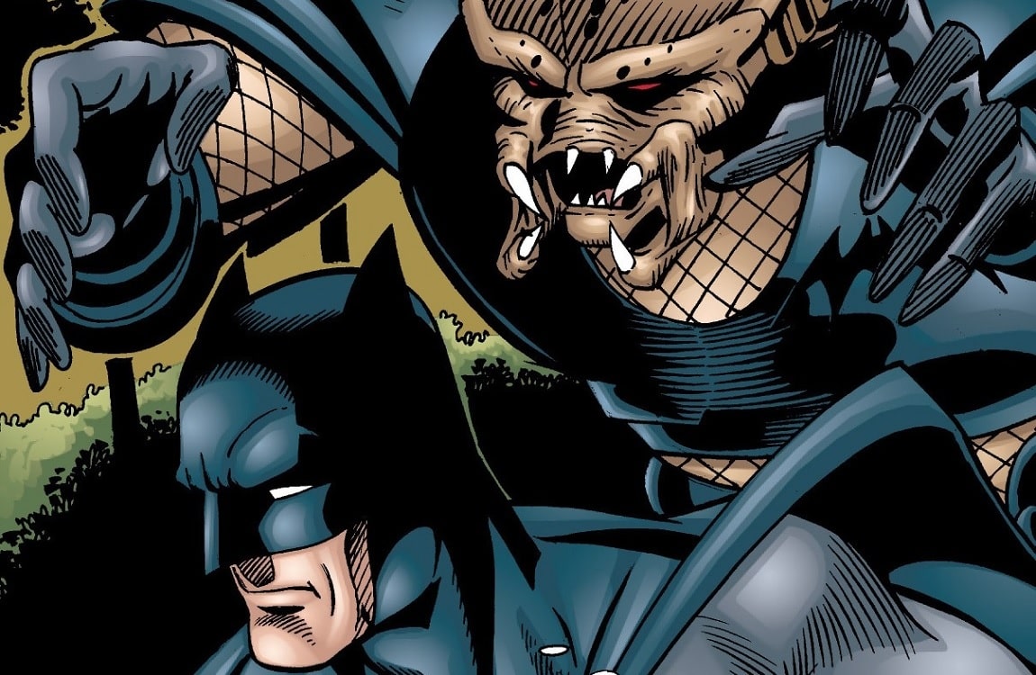 Batman vs. Meta-Predator from JLA vs. Predator