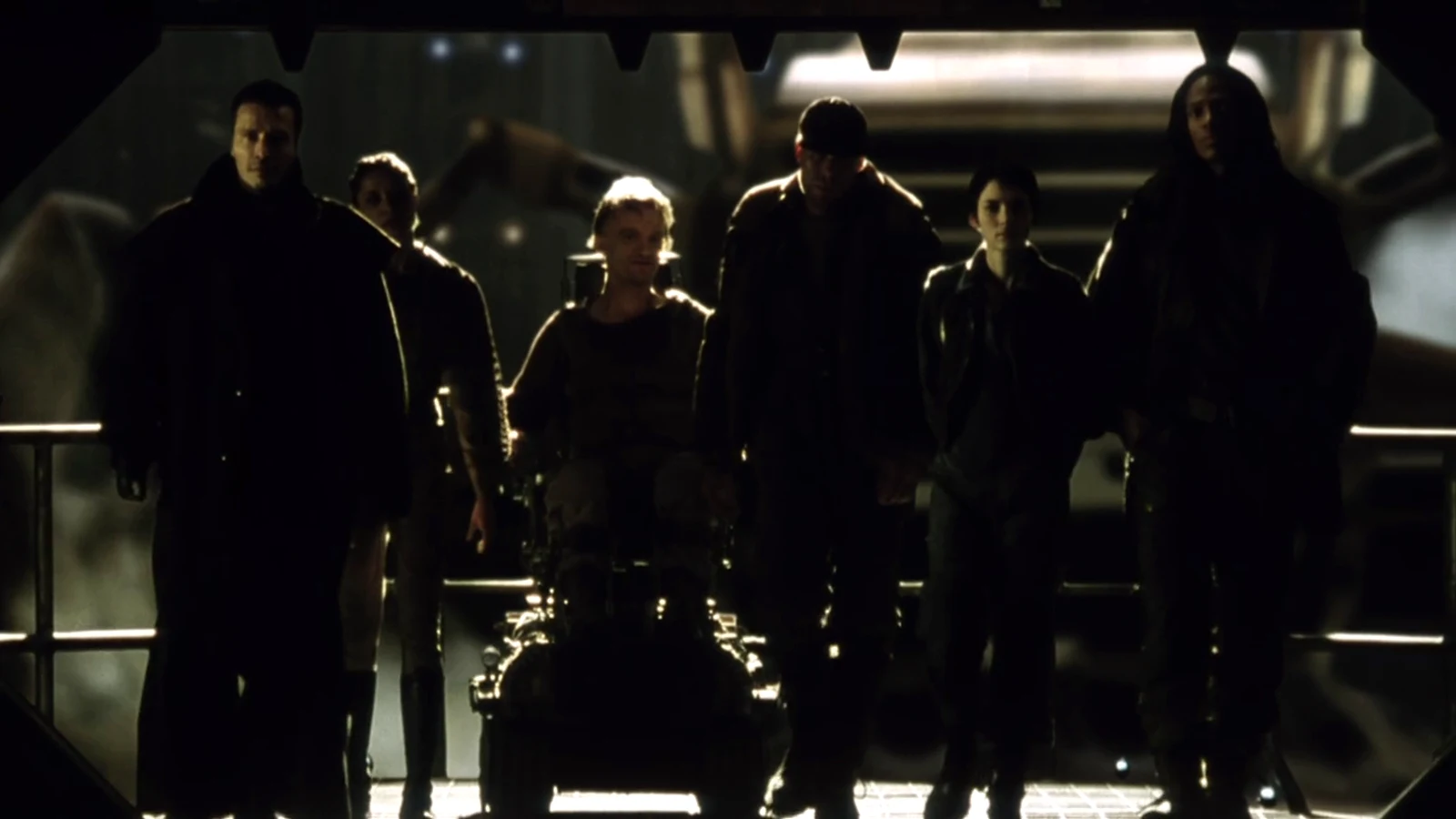 The crew of the Betty walking aboard the USM Auriga in Alien: Resurrection