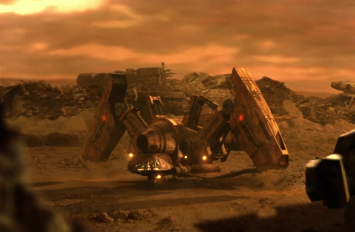 The Betty landing on Earth in the extended ending of Alien: Resurrection