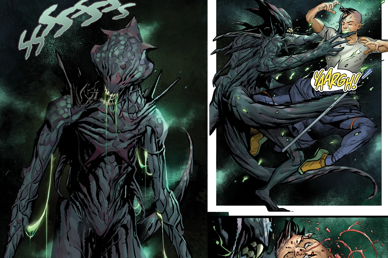 The adult Alien from Alien: The Original Screenplay comic