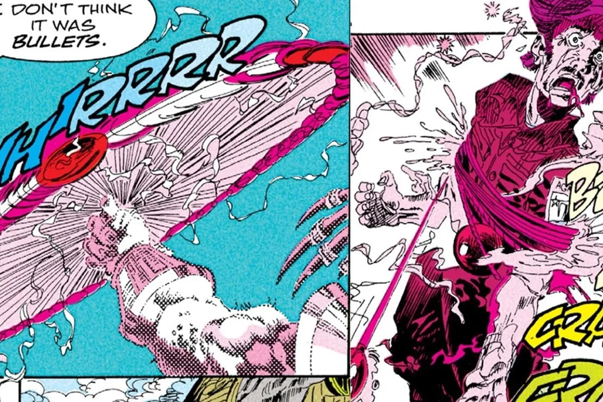 The electroshock bolas used by the Big Game Predator